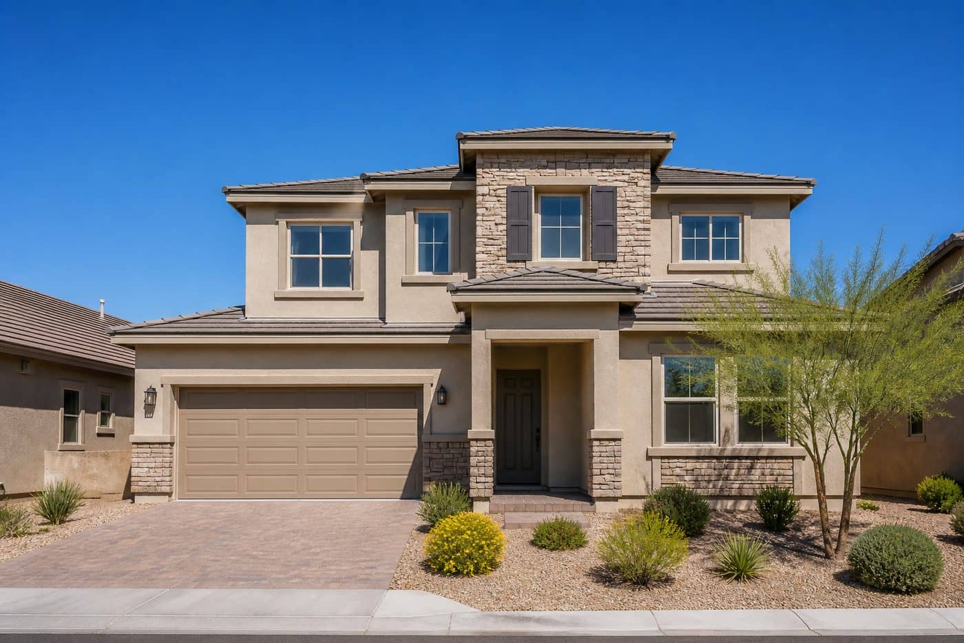 Residence 1943 modeled two-story home at Terra at Skyeview, Las Vegas NV 89166